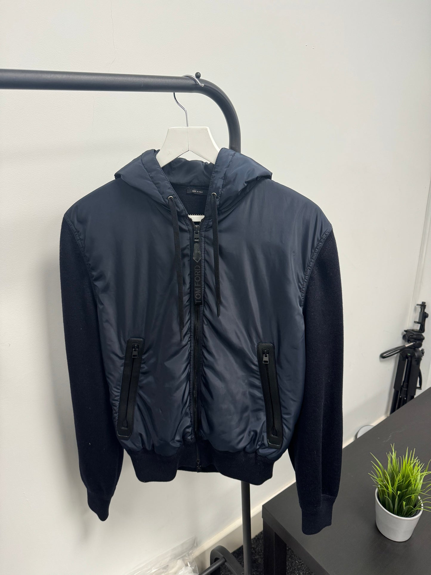 Tom Ford Nylon Blouson Hooded Jacket