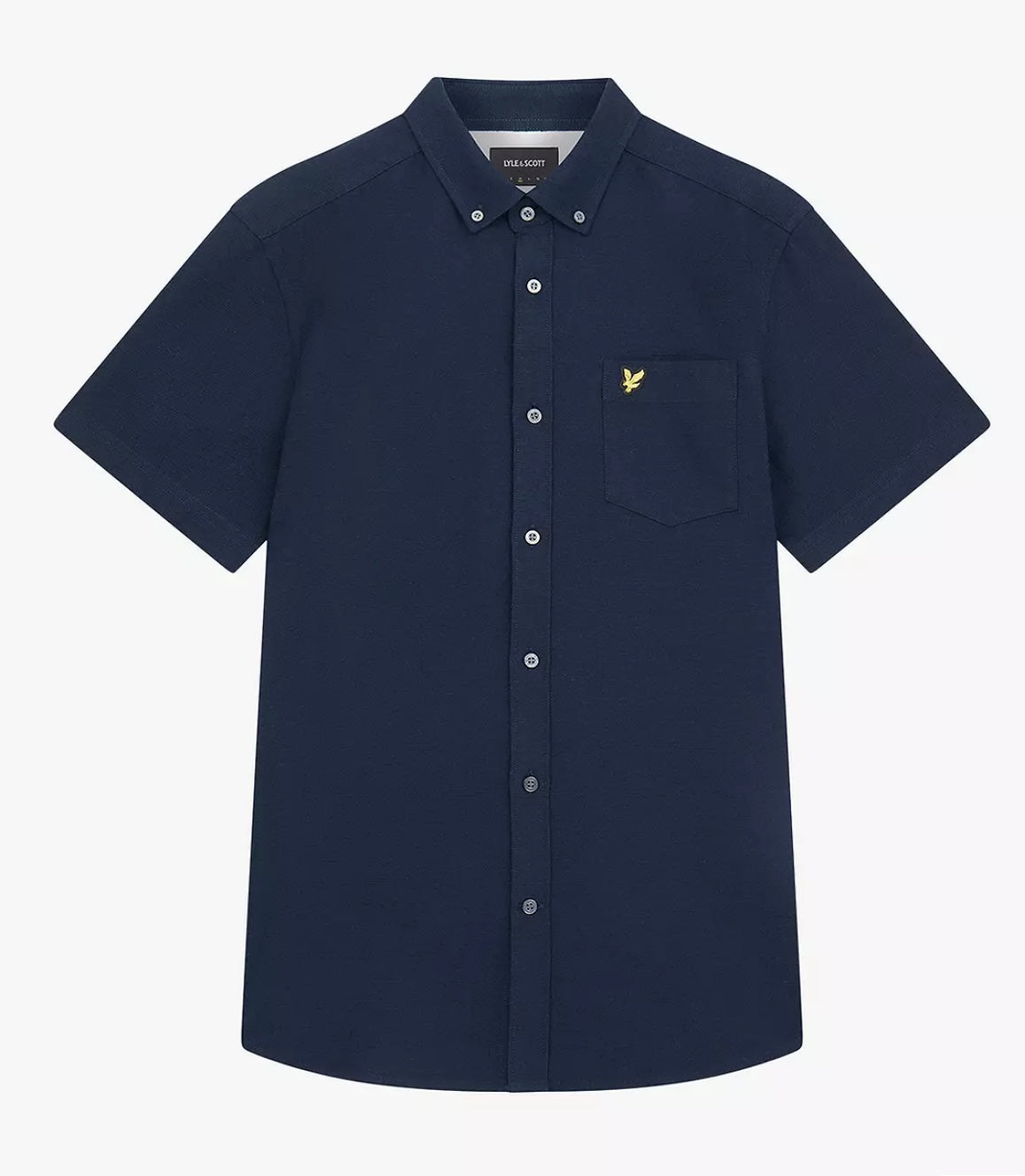 Lyle & Scott SS Oxford Shirt Navy