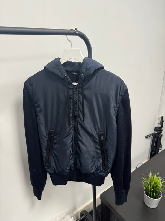 Tom Ford Nylon Blouson Hooded Jacket