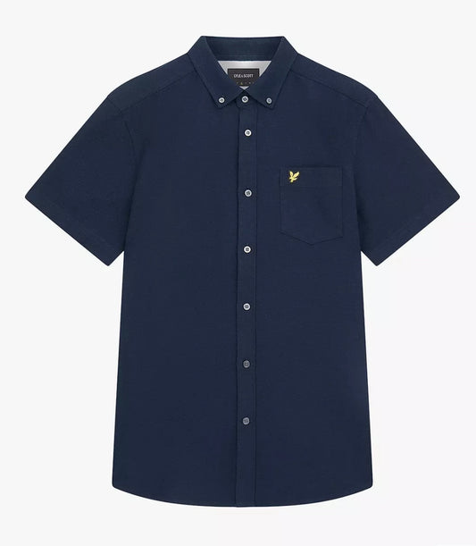 Lyle & Scott SS Oxford Shirt Navy